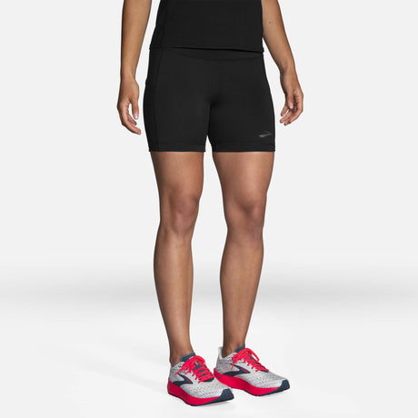 Brooks Method 5" Short Tight short course noir femme face