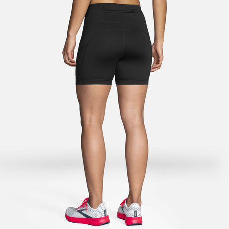 Brooks Method 5" Short Tight short course noir femme dos