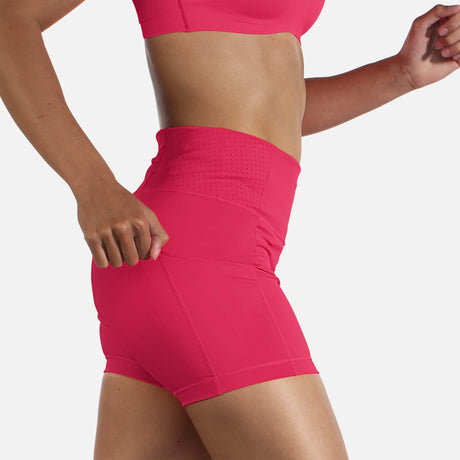 Brooks Method 5" Short Tight short course pink femme action