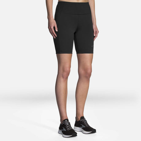 Brooks Method 8" Short Tight noir femme face 2