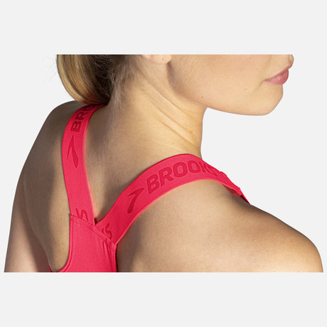 Brooks Pick-Up Tank course pink femme bretelles