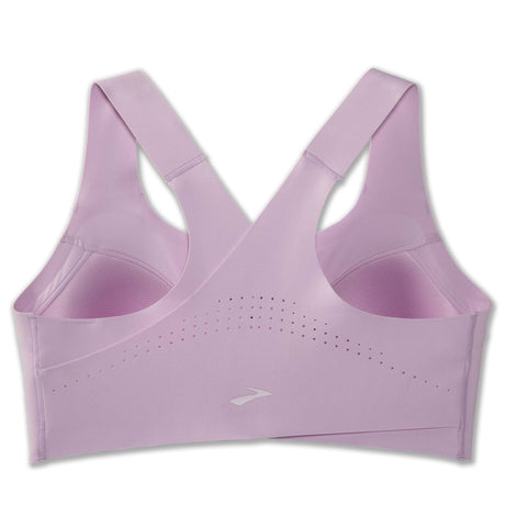 Brooks Dare Zip soutien-gorge orchid haze femme arriere