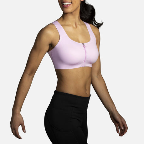 Brooks Dare Zip soutien-gorge orchid haze femme live 2