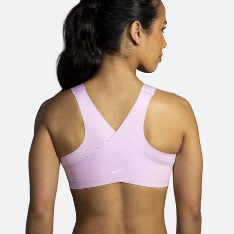 Brooks Dare Zip soutien-gorge orchid haze femme dos