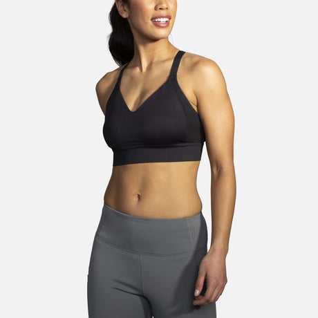 Brooks Drive Interlace Bra noir live