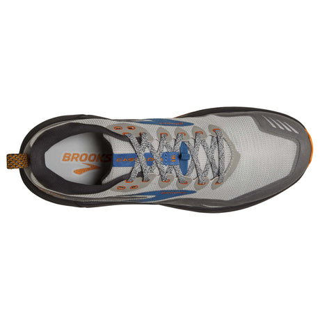 Brooks Cascadia 16 chaussures de course à pied trail homme - oyster mushroom alloy orange empeigne