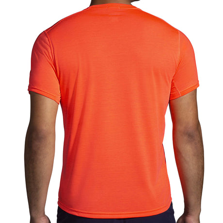 Brooks Distance T-shirt sport vivid flame homme dos