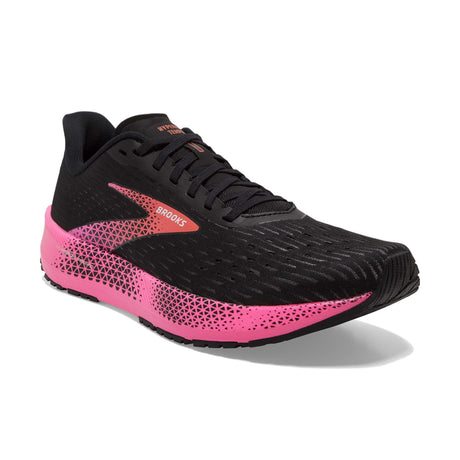 Brooks Hyperion Tempo souliers de course femme noir rose hot coral pointe