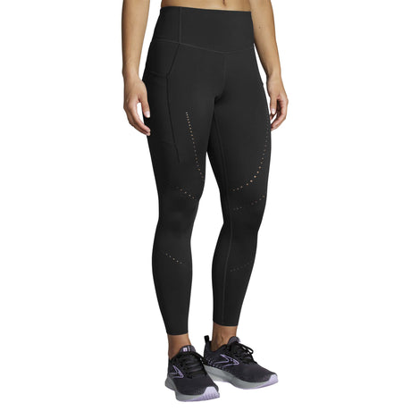 Brooks Method 7/8 Tight leggings de course à pied noir femme face