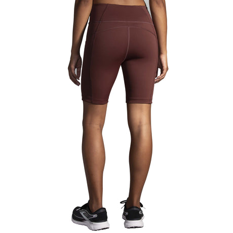 Brooks Method 8-inch short tight cuissard de course à pied femme run raisin dos