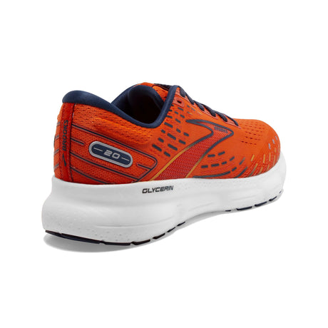 Brooks Glycerin 20 running homme orange titan flame talon