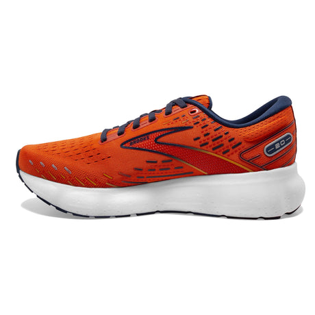 Brooks Glycerin 20 running homme orange titan flame lateral