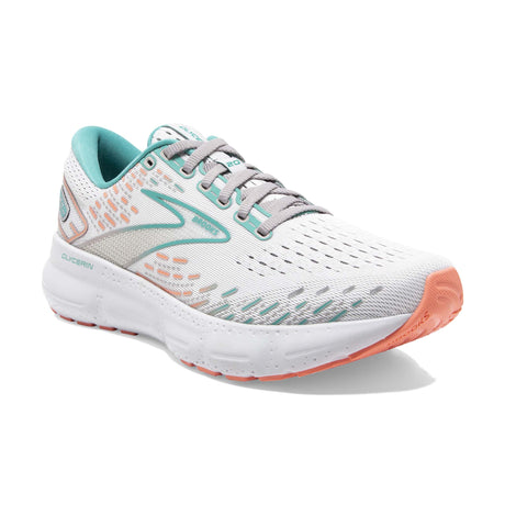 Brooks Glycerin 20 running femme oyster latigo bay coral oblique