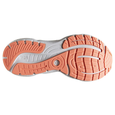 Brooks Glycerin 20 running femme oyster latigo bay coral semelle