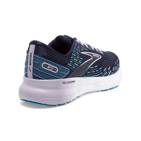 Brooks Glycerin 20 running femme peacoat ocean pastel lilac talon