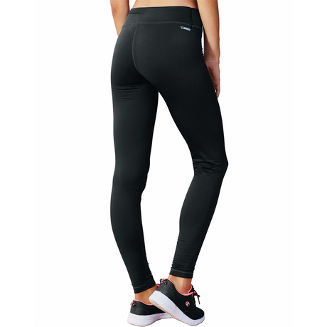 Pantalon legging sport femme Champion Tech Fleece noir vue dos Soccer Sport Fitness