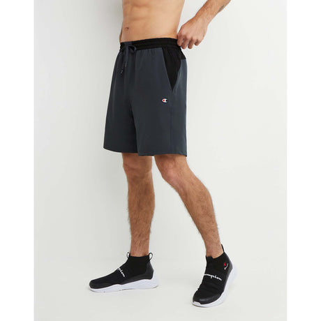 Champion 8-Inch City Sport short gris noir homme lateral