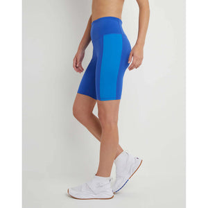 champion women's absolute fitted bike shorts