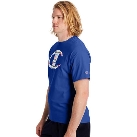 Champion Classic Jersey Ringer Tee Big C Logo T-shirts surf the web lat