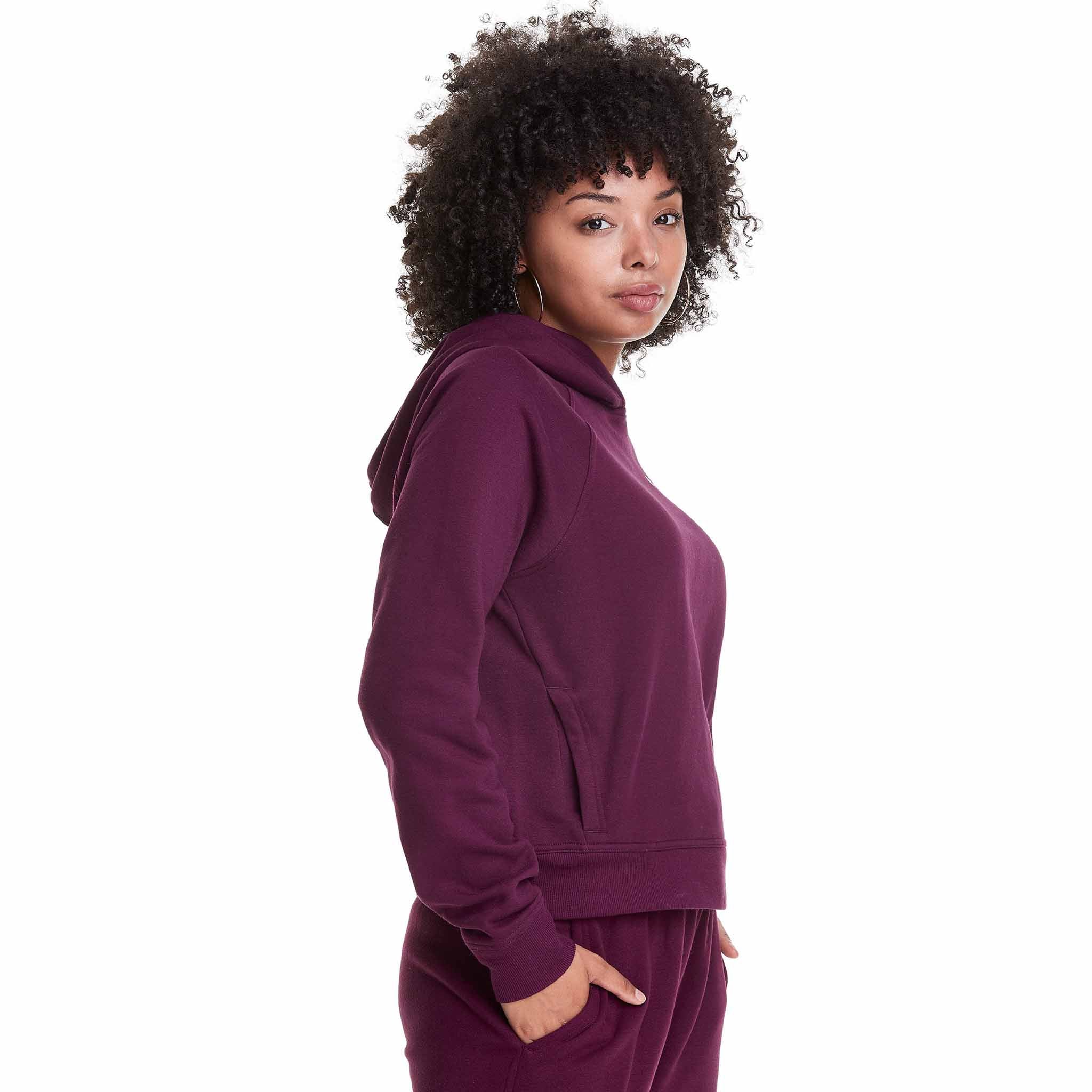 Dark berry purple champion hoodie on sale