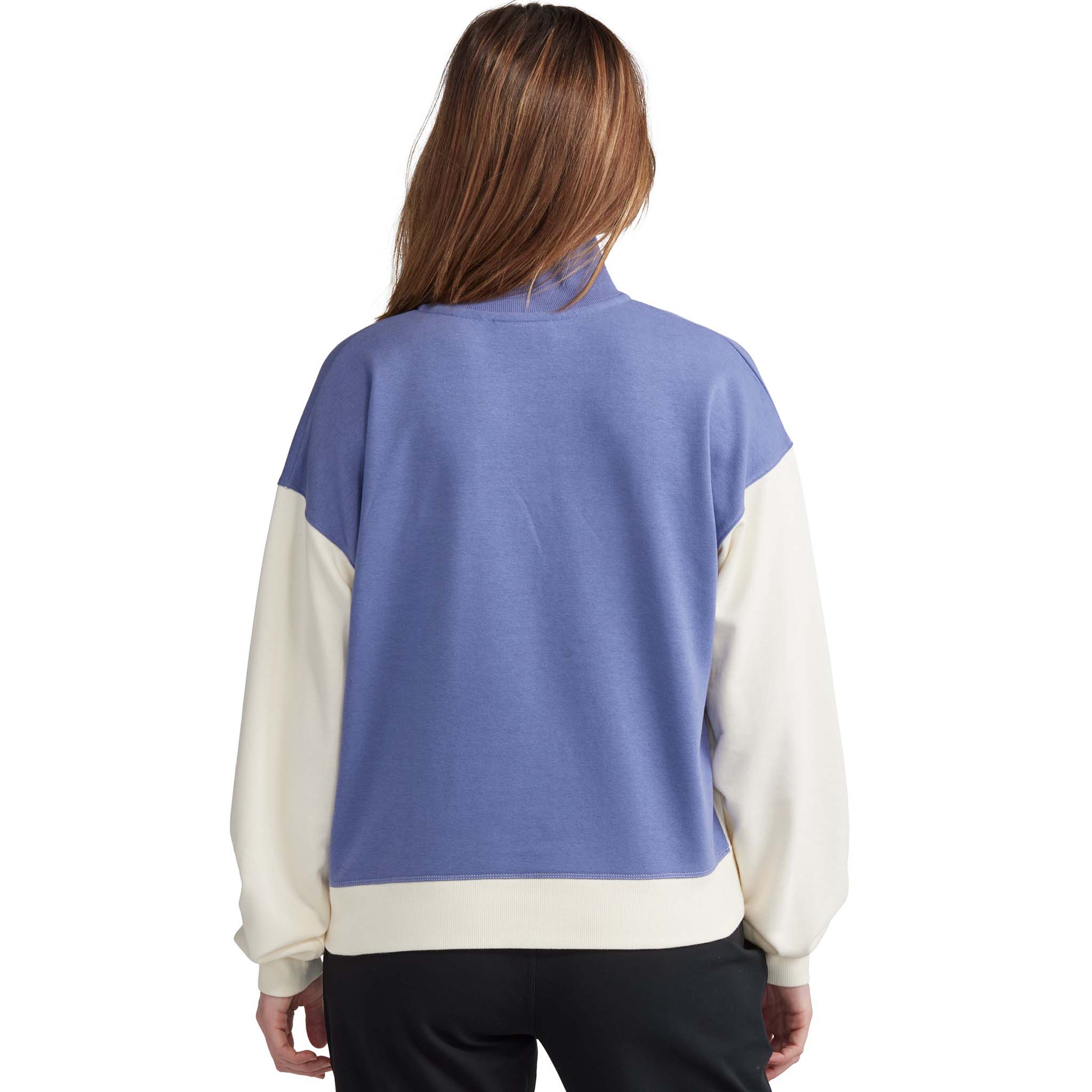 Champion Campus French Terry 1/2 Zip Mock sweater for women