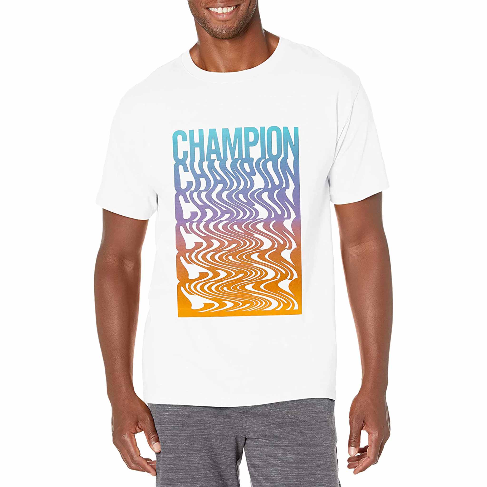 T shirt cheap champion blanc homme