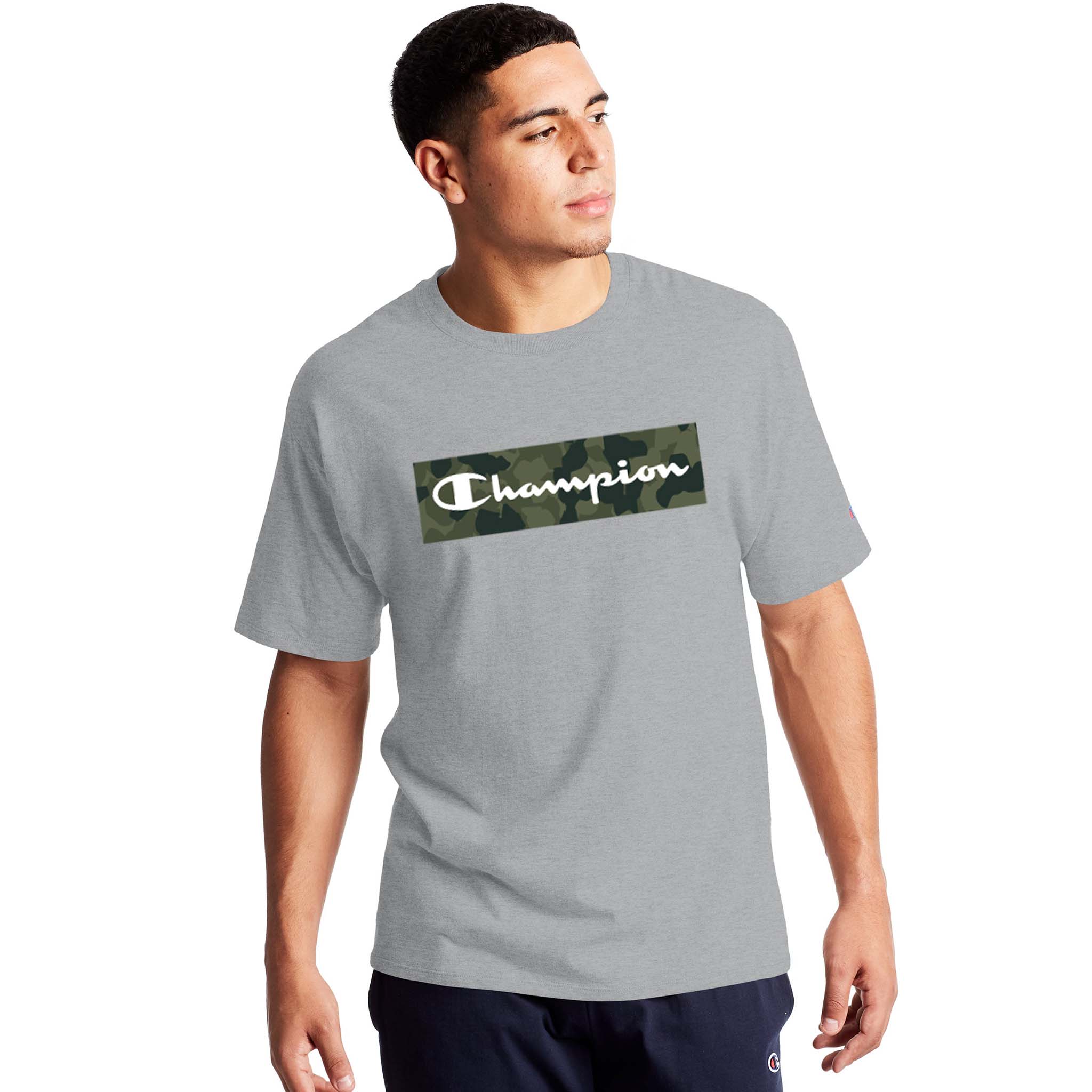 Tee shirt champion gris online