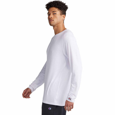 Champion Long Sleeve Graphic City Sport Tee chandail à manches longues - Blanc - côté 2