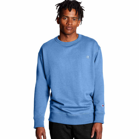 Champion Powerblend Fleece Crew - Swiss Blue - modèle