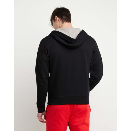 Champion Powerblend Graphic Hoodie à fermeture eclair noir homme dos