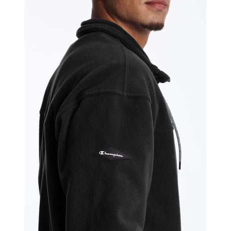 Champion Urban Polar Fleece 1/4 zip script logo noir pour homme