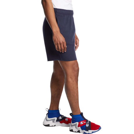 Champion 7-Inch Powerblend Fleece Short marine homme lateral 2