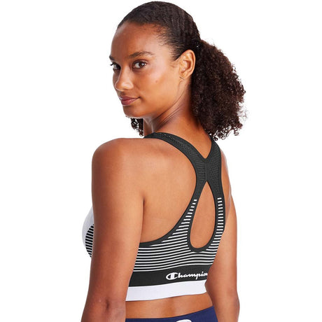 Champion soutien-gorge sport The Infinity Longline noir dos