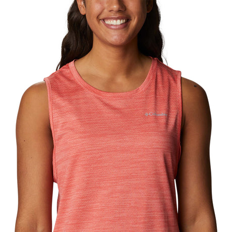 Columbia Alpine Chill Zero Tank camisole sport red hibiscus femme col