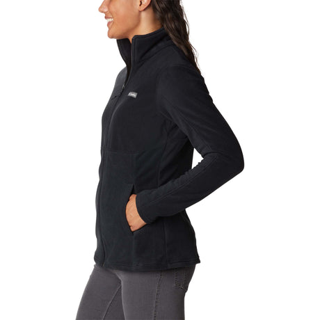 Columbia Basin Trail III manteau laine polaire noir pour femme lateral