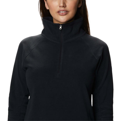 Columbia Glacial IV demi-zip chandail laine polaire noir pour femme details