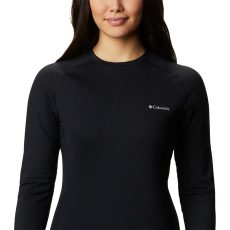 Columbia Omni-Heat 3D Knit Crew II baselayer top sport noir femme face 2