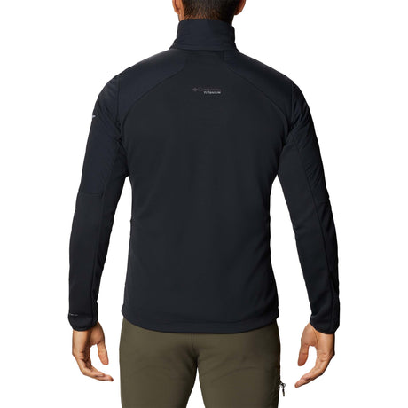 Columbia Peak Pursuit Hybrid softshell noir homme dos 2