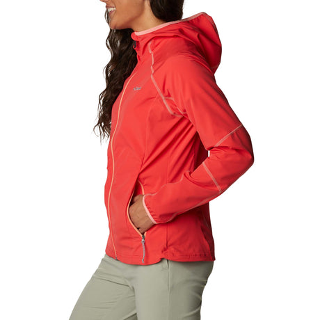 Columbia Sweet As Softshell femme Red hibiscus lateral