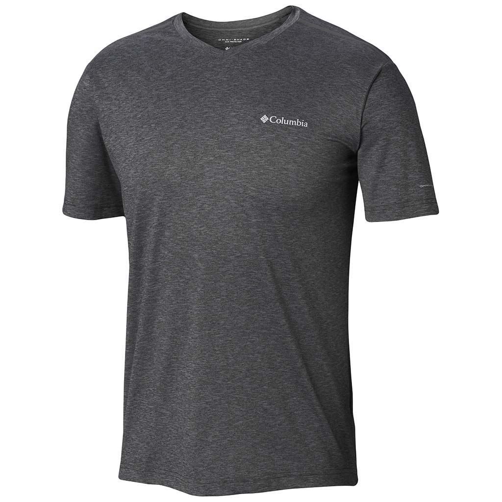 Columbia Tech Trail II t-shirt col en v manches courtes pour homme