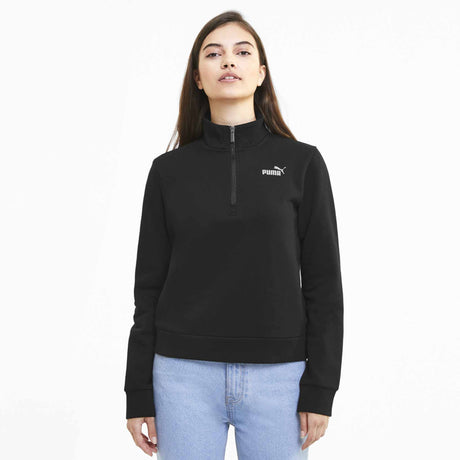 Puma Essential Half-Zip crew pour femme noir modèle 2