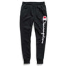 Champion Powerblend Jogger Vertical Script Logo pantalon en molleton noir pour homme