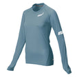 Inov-8 AT/C Base LS sous-vetement manches longues course a pied femme bleu gris