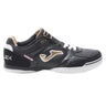 Chaussure de soccer interieur Joma Top Flex 801 Futsal noire et or sv