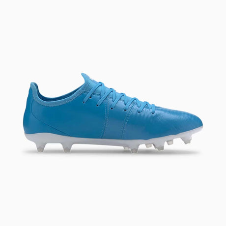 Puma King Pro FG bleu lateral