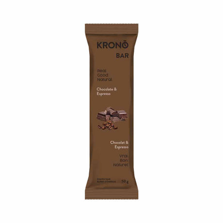 Kronobar Barres Énergie Chocolat et espresso