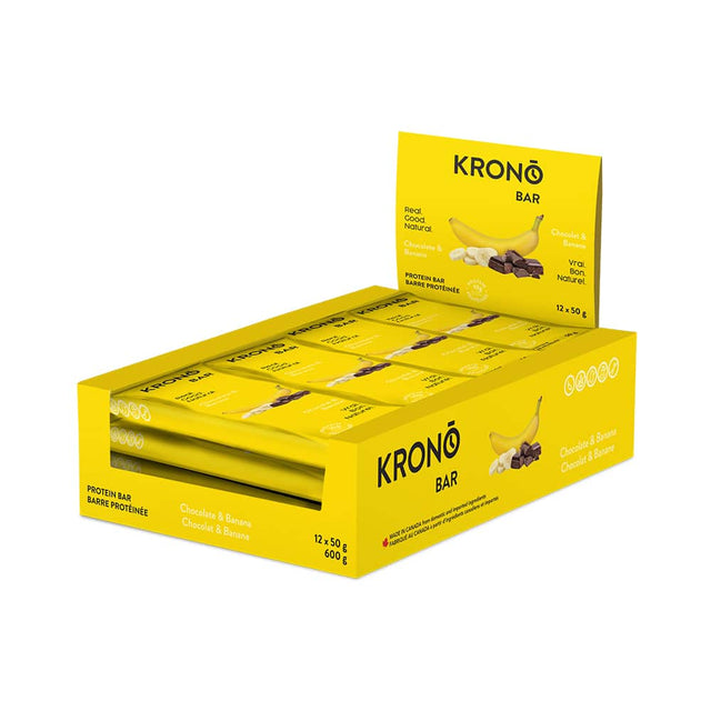 Krono Nutrition Barres Protéinée Chocolat et Banane