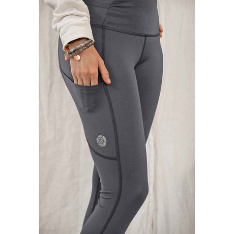 Leggings de course Rose Buddha Puissance pochette