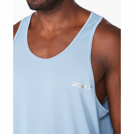 2XU Light Speed Tech Singlet maillot de corps pour homme Echo vue de près