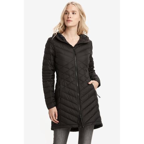 Lole manteau Claudia pour femme noir zip